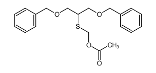 Acetic acid 2-benzyloxy-1-benzyloxymethyl-ethylsulfanylmethyl ester_97151-26-3