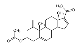 1-Methylen-3β-acetoxy-5,16-prenadien-20-on_97153-82-7