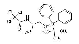 4-2-butyldiphenylsilyloxy-3-trichloroacetamido-1-butene_97186-56-6