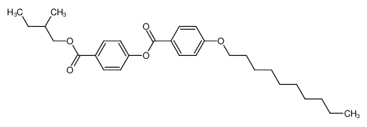 p-n-decyloxybenzoic acid p'-(2-methylbutoxycarbonyl)phenyl ester_97190-05-1