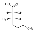 (2RS,3RS)-2,3-dihydroxy-3-methylheptanoic acid_97209-86-4