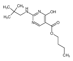 2-(2,2-dimethyl-propylamino)-6-oxo-1,6-dihydro-pyrimidine-5-carboxylic acid butyl ester_97215-73-1