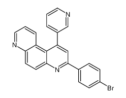 4,7-Phenanthroline, 3-(4-bromophenyl)-1-(3-pyridinyl)-_97227-18-4