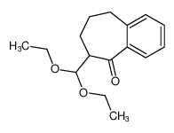 5H-Benzocyclohepten-5-one, 6-(diethoxymethyl)-6,7,8,9-tetrahydro-_97232-12-7
