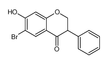 6-Brom-7-hydroxy-4-oxo-3-phenyl-chroman_97236-44-7