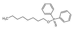 diphenyl-thiophosphinic acid O-octyl ester_97258-07-6