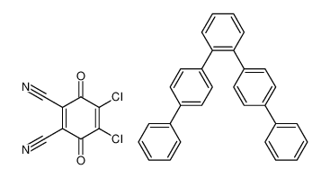 [1,4';1',1';2',1'';4'',1'']Quinquephenyl; compound with 4,5-dichloro-3,6-dioxo-cyclohexa-1,4-diene-1,2-dicarbonitrile_97269-40-4