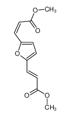 methyl 3-[5-(3-methoxy-3-oxoprop-1-enyl)furan-2-yl]prop-2-enoate_97271-31-3