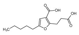 2-Furanpropanoic acid, 3-carboxy-5-pentyl-_97271-42-6