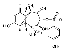 longipin-2-ene-7β,8α,9α-triol-1-one 8-tosylate_97280-01-8