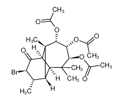 2β-bromolongipinane-7β,8α,9α-triol-1-one triacetate_97280-13-2
