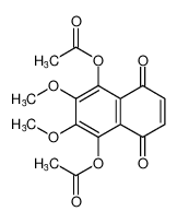 1,4-Naphthalenedione, 5,8-bis(acetyloxy)-6,7-dimethoxy-_97291-34-4