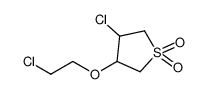 Thiophene, 3-chloro-4-(2-chloroethoxy)tetrahydro-, 1,1-dioxide_97306-72-4