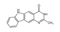 3,4-dihydro-2-methyl-4-oxo-6H-pyrimidino(5,4-b)carbazole_97308-03-7