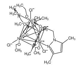 [NiCl(3,5-dimethyl-1-(hydroxymethyl)-pyrazole(-1H))(EtOH)]4_97312-31-7