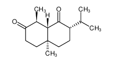 (4aS)-2,8-Dioxo-1t,4ar-dimethyl-7c-isopropyl-(8atH)-dekalin_97317-70-9