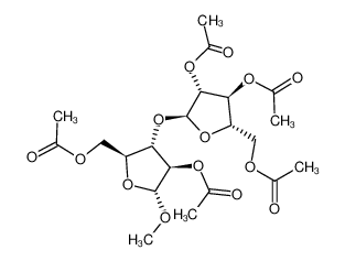 methyl 2,5-di-O-acetyl-3-O-(2,3,5-tri-O-acetyl-α-L-arabinofuranosyl)-α-L-arabinofuranoside_97321-46-5
