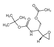 (2R,3S)-2-(tert-butoxycarbonyl)amino-3,4-epoxybutyl acetate_97322-35-5