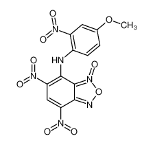 7-(4-methoxy-2-nitrophenylamino)-4,6-dinitrobenzofurazan oxide_97346-24-2