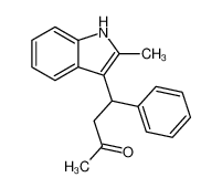 4-(2-methyl-1H-indol-3-yl)-4-phenylbutan-2-one_97355-53-8