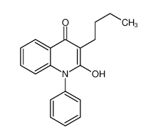 3-butyl-4-oxo-1-phenylquinolin-2-olate_97355-56-1