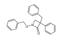 1-Benzyloxy-3-phenyl-3-benzyl-1-aza-cyclobutanon-(2)_97356-36-0