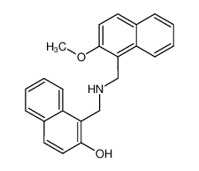 (2-Hydroxy-naphthyl-(1)-methyl)-(2-methoxy-naphthyl-(1)-methyl)-amin_97356-39-3