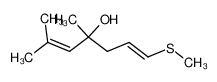 4,6-Dimethyl-1-(methylthio)-1,5-heptadien-4-ol_97369-75-0