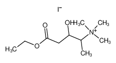 ethyl 3-hydroxy-4-(trimethylammonio)pentanoate, iodide_97374-69-1