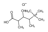 4-methyl-3-hydroxy-4-(trimethylammonio)pentanoic acid, chloride_97374-74-8