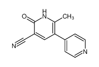 6-methyl-2-oxo-5-(pyridin-4-yl)-1,2-dihydropyridine-3-14C-3-carbonitrile_97381-60-7