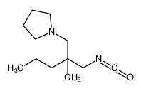 Pyrrolidine, 1-[2-(isocyanatomethyl)-2-methylpentyl]-_97384-20-8