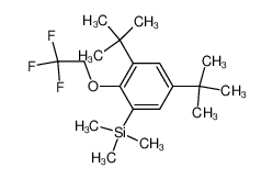 [3,5-Di-tert-butyl-2-(2,2,2-trifluoro-ethoxy)-phenyl]-trimethyl-silane_97391-31-6