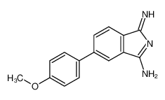 3-amino-5-(4-methoxy-phenyl)-isoindol-1-ylideneamine_97394-19-9
