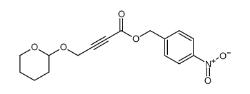 4-nitrobenzyl 4-((tetrahydro-2H-pyran-2-yl)oxy)but-2-ynoate_97397-60-9