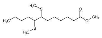 Dodecanoic acid, 7,8-bis(methylthio)-, methyl ester_97402-06-7
