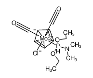 cis-(diethyl (dimethylamino)phosphonite)chlorodicarbonyl(η5-cyclopentadienyl)molybdenum(II)_97416-63-2