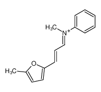 N-methyl-N-[3-(5-methyl-furan-2-yl)-allylidene]-anilinium_97418-06-9
