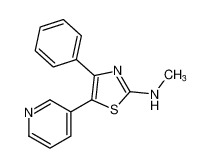2-Thiazolamine, N-methyl-4-phenyl-5-(3-pyridinyl)-_97422-34-9