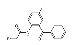 N-(2-Benzoyl-4-iodo-phenyl)-2-bromo-acetamide_97423-32-0