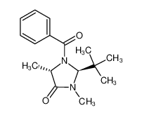 (2S,5S)-1-benzoyl-2-(tert-butyl)-3,5-dimethylimidazolidin-4-one_97443-88-4