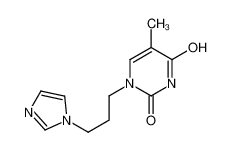 1-(3-imidazol-1-ylpropyl)-5-methylpyrimidine-2,4-dione_97459-32-0