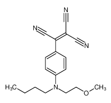 Ethenetricarbonitrile, [4-[butyl(2-methoxyethyl)amino]phenyl]-_97460-82-7