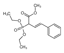 α-Methoxycarbonyl-cinnamylphosphonsaeure-diaethylester_97471-05-1