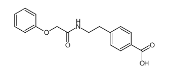 4-[2-(2-Phenoxy-acetylamino)-ethyl]-benzoic acid_97474-18-5