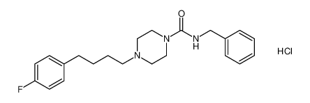 N-benzyl-4-(4-(4-fluorophenyl)butyl)piperazine-1-carboxamide hydrochloride_97481-09-9