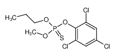 Thiophosphorsaeure-O-methyl-O-propyl-(2,4,5-trichlorphenyl)-ester_97482-78-5