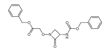 benzyl ((3(S)-((benzyloxy)formamido)-2-oxo-1-azetidinyl)oxy)acetate_97486-23-2