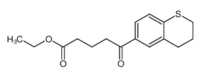 5-oxo-5-thiochroman-6-yl-valeric acid ethyl ester_97499-39-3
