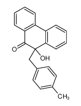 10-hydroxy-10-(4-methylbenzyl)-phenanthren-9(10H)-one_975-05-3